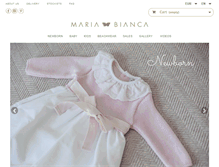 Tablet Screenshot of maria-bianca.com